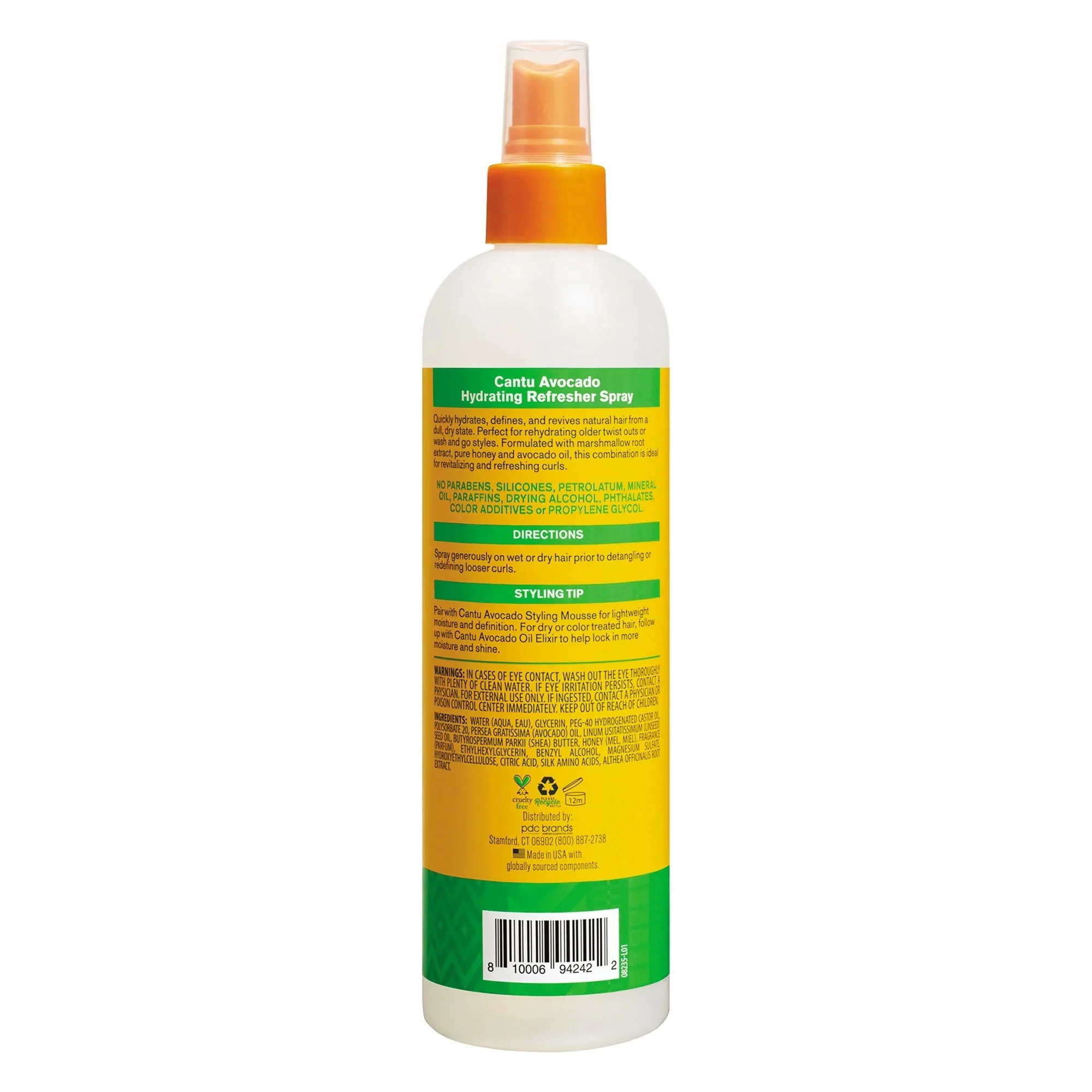 Cantu Spray Avocado Hydrating Refresher 355ml - 355 ml thumbnail 3