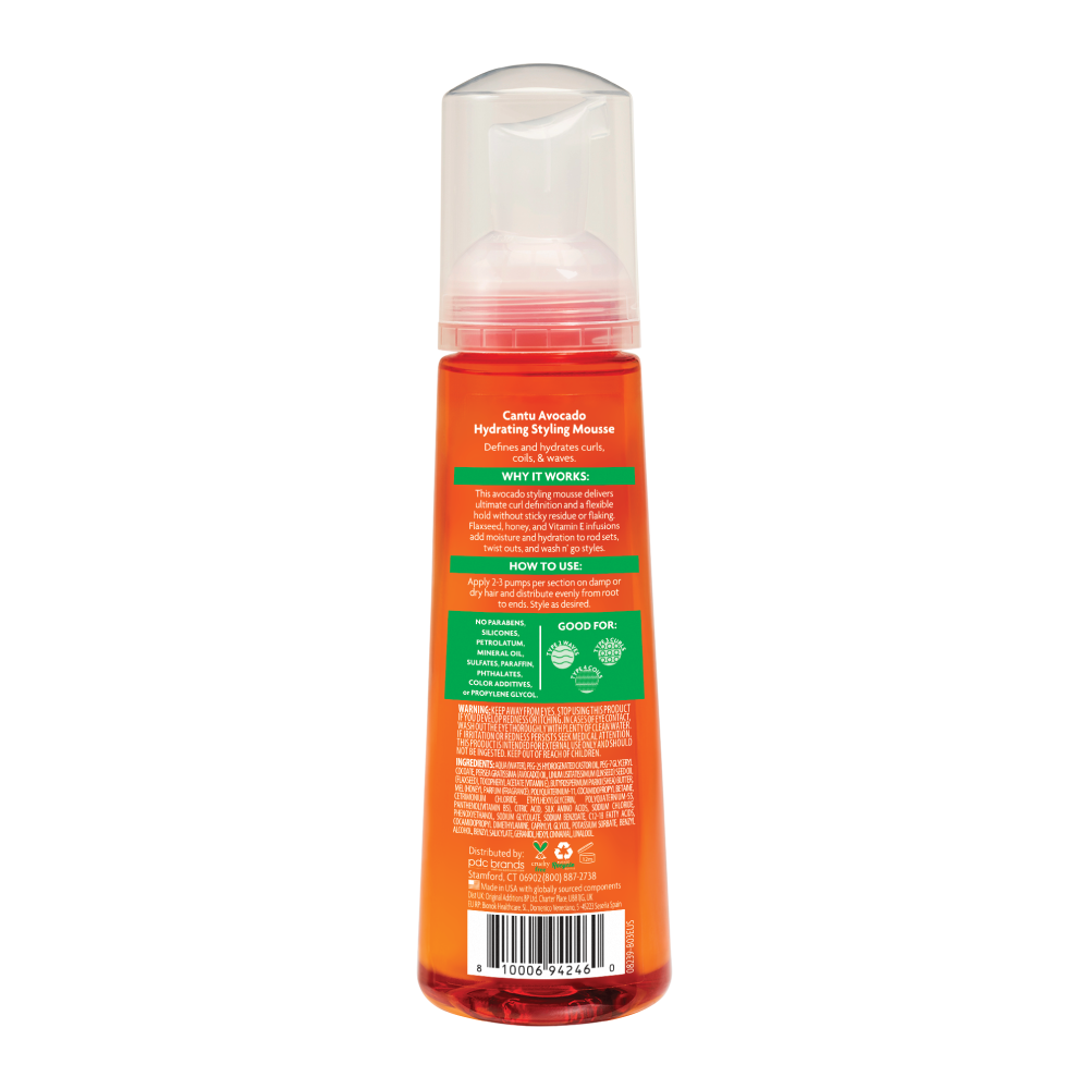 Cantu Avocado Hydrating Mousse - 248 ml thumbnail 2