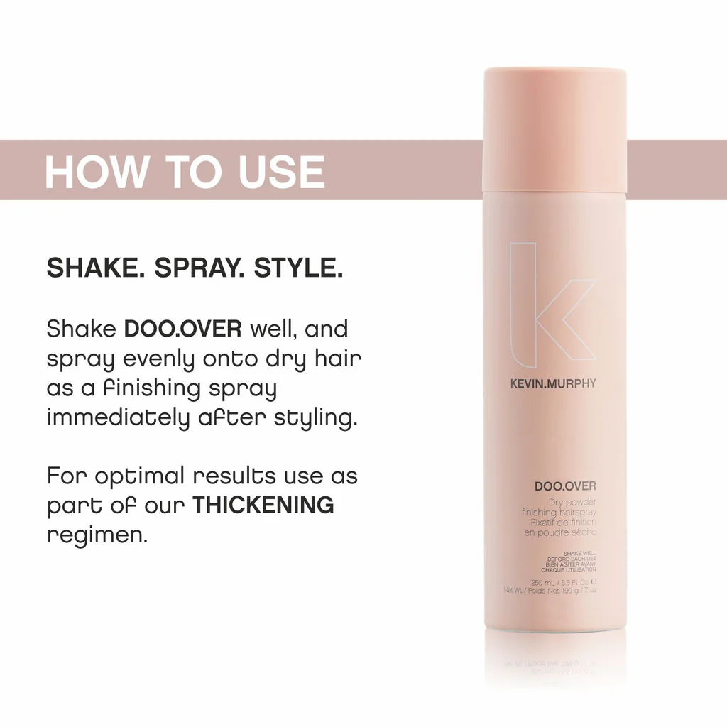 Kevin Murphy Doo Over Dry Powder Finishing Hairspray - 250 ml thumbnail 4