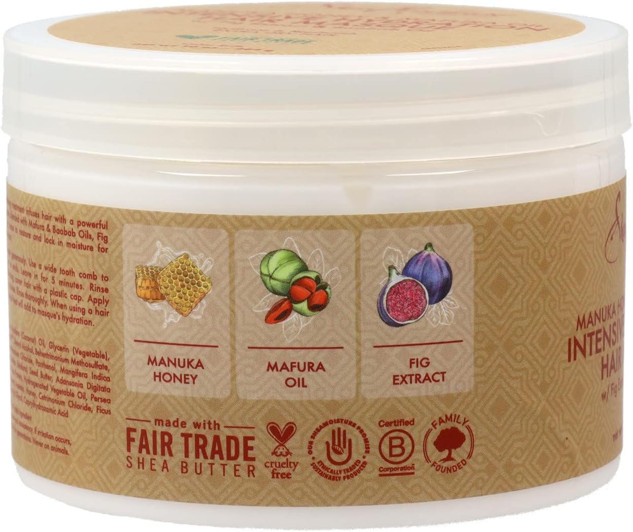 Shea Moisture Manuka Honey & Mafura Oil Intensive Hydration Masque - 284 g thumbnail 2