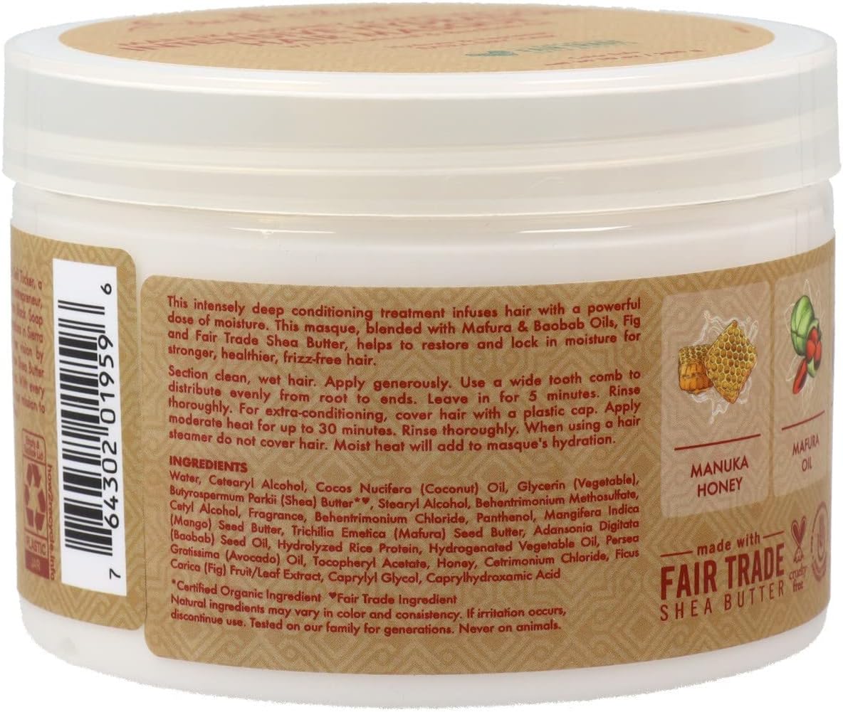 Shea Moisture Manuka Honey & Mafura Oil Intensive Hydration Masque - 284 g thumbnail 3