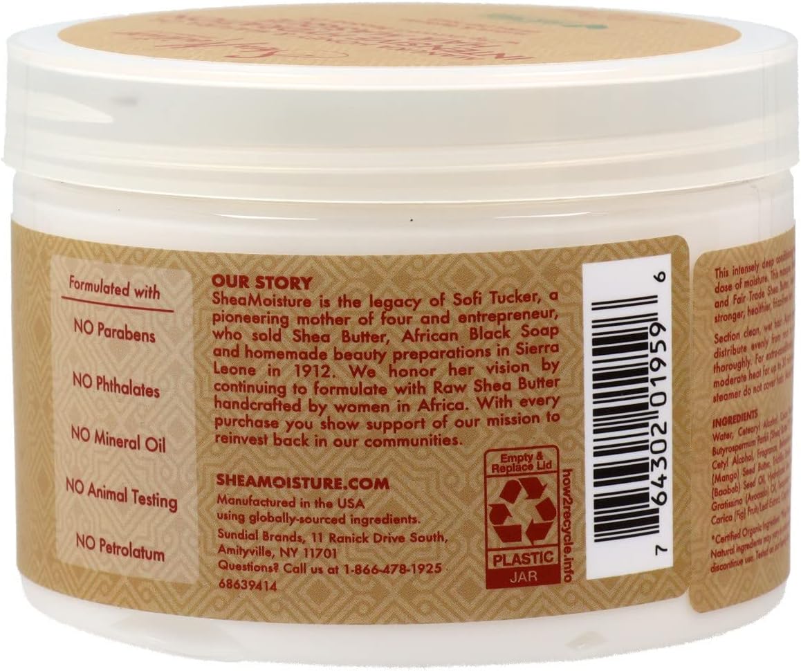 Shea Moisture Manuka Honey & Mafura Oil Intensive Hydration Masque - 284 g thumbnail 4