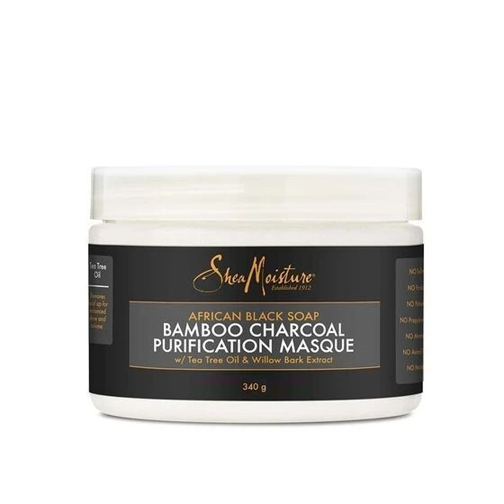 Shea Moisture African Black Soap Bamboo Charcoal Hair Mask - 340 g thumbnail 1