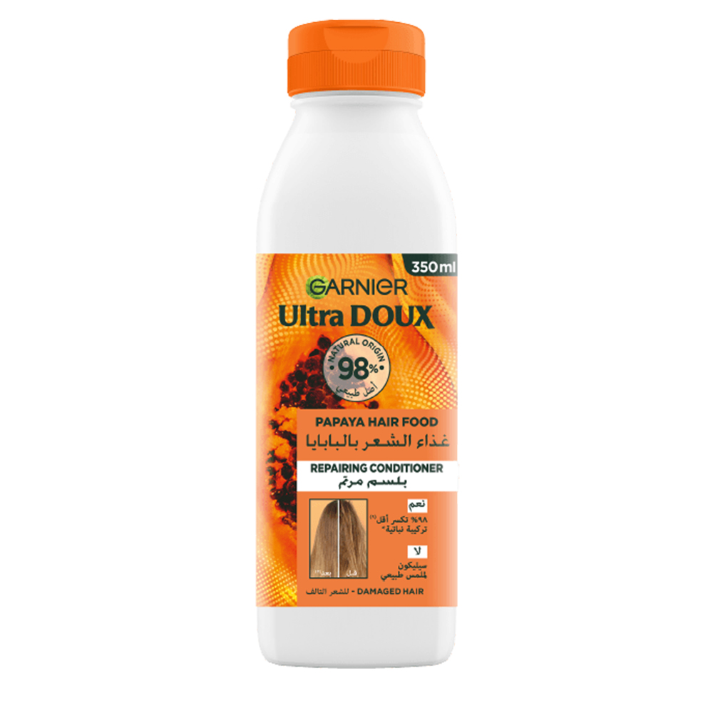 Garnier Ultra Doux Repairing Papaya Hair Food Conditioner - 350 ml thumbnail 1