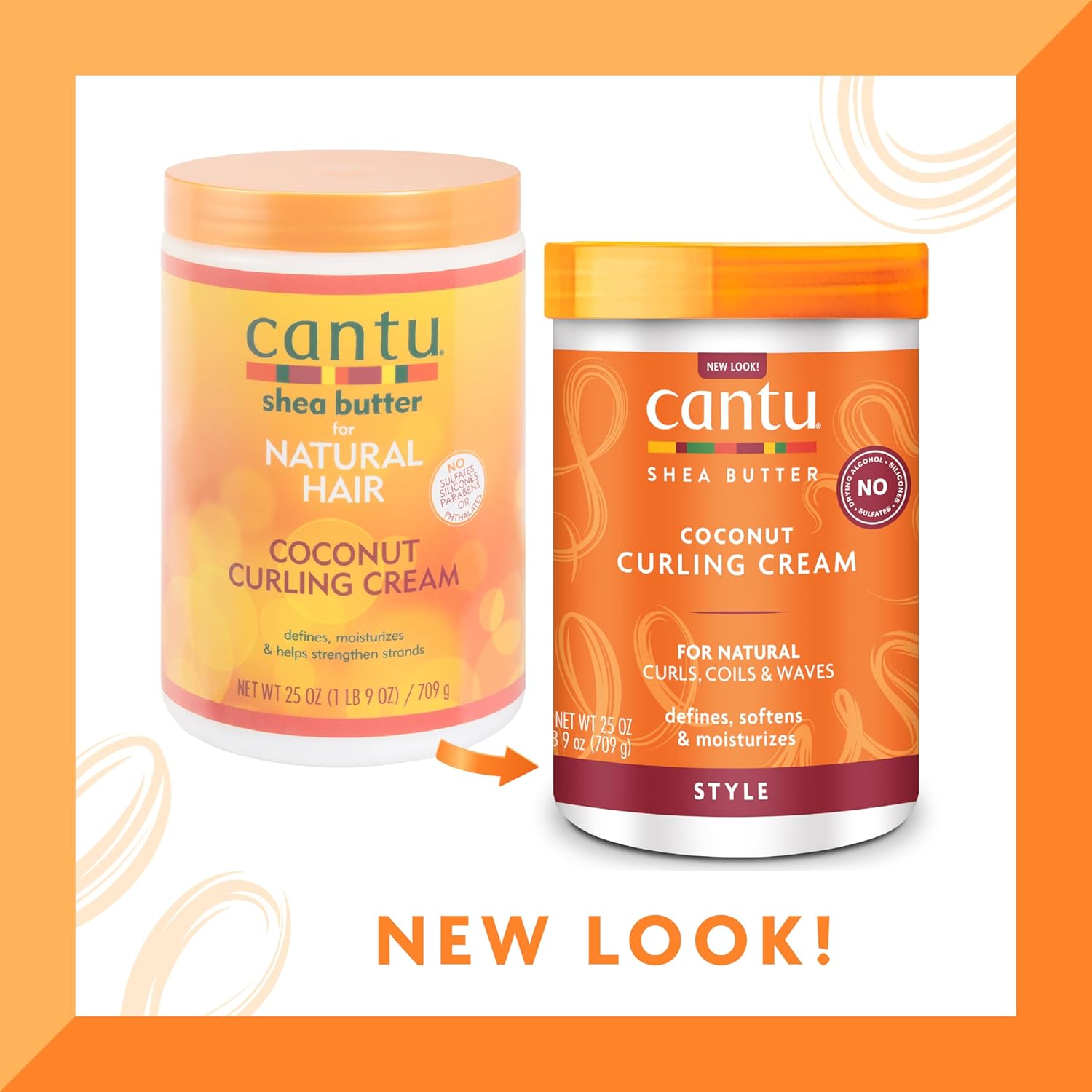 Cantu Coconut Curling Cream - 709 g thumbnail 2