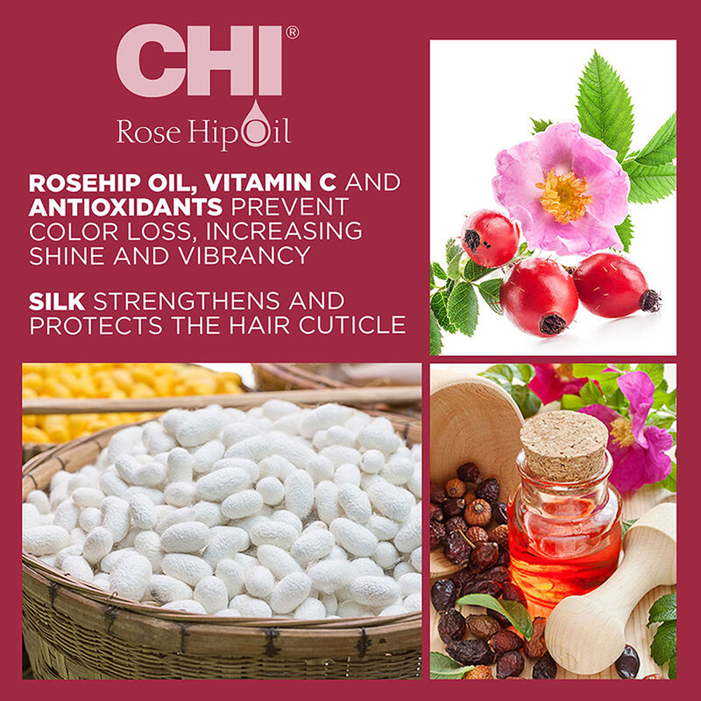 CHI Rose Hip Oil Protecting Conditioner - 739 ml thumbnail 4