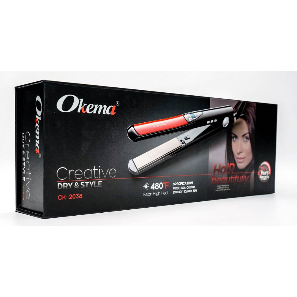 Okema Hair Straightener OK-2038 thumbnail 3