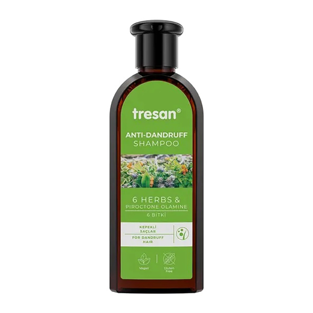 Tresan 6 Herbs Anti-Dandruff Care Shampoo - 300 ml thumbnail 1
