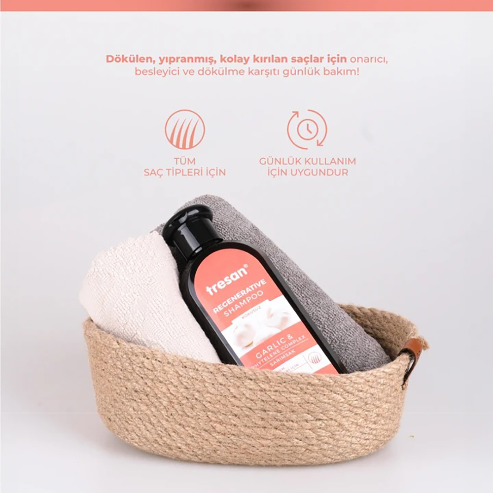 Tresan Garlic Repair Care Shampoo - 300 ml thumbnail 4