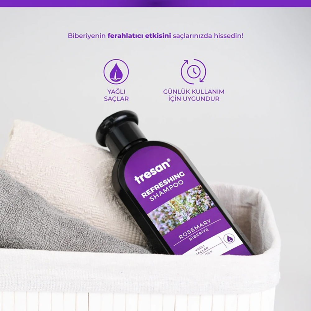 Tresan Rosemary Revitalizing Care Shampoo - 500 ml thumbnail 4