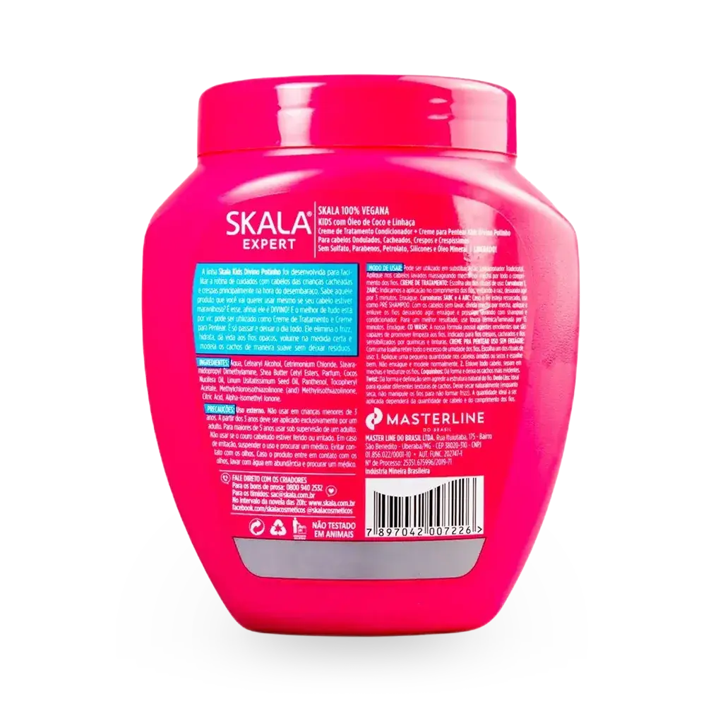 Skala Divino Potinho Hair Treatment Conditioning Kids - 1000 g thumbnail 2