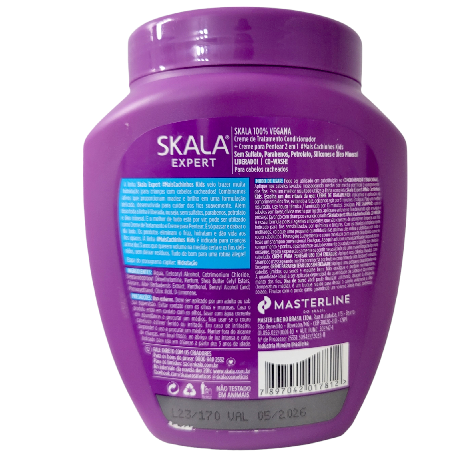 Skala Mais Cachinhos Hair Treatment Cream - 1000 g thumbnail 3