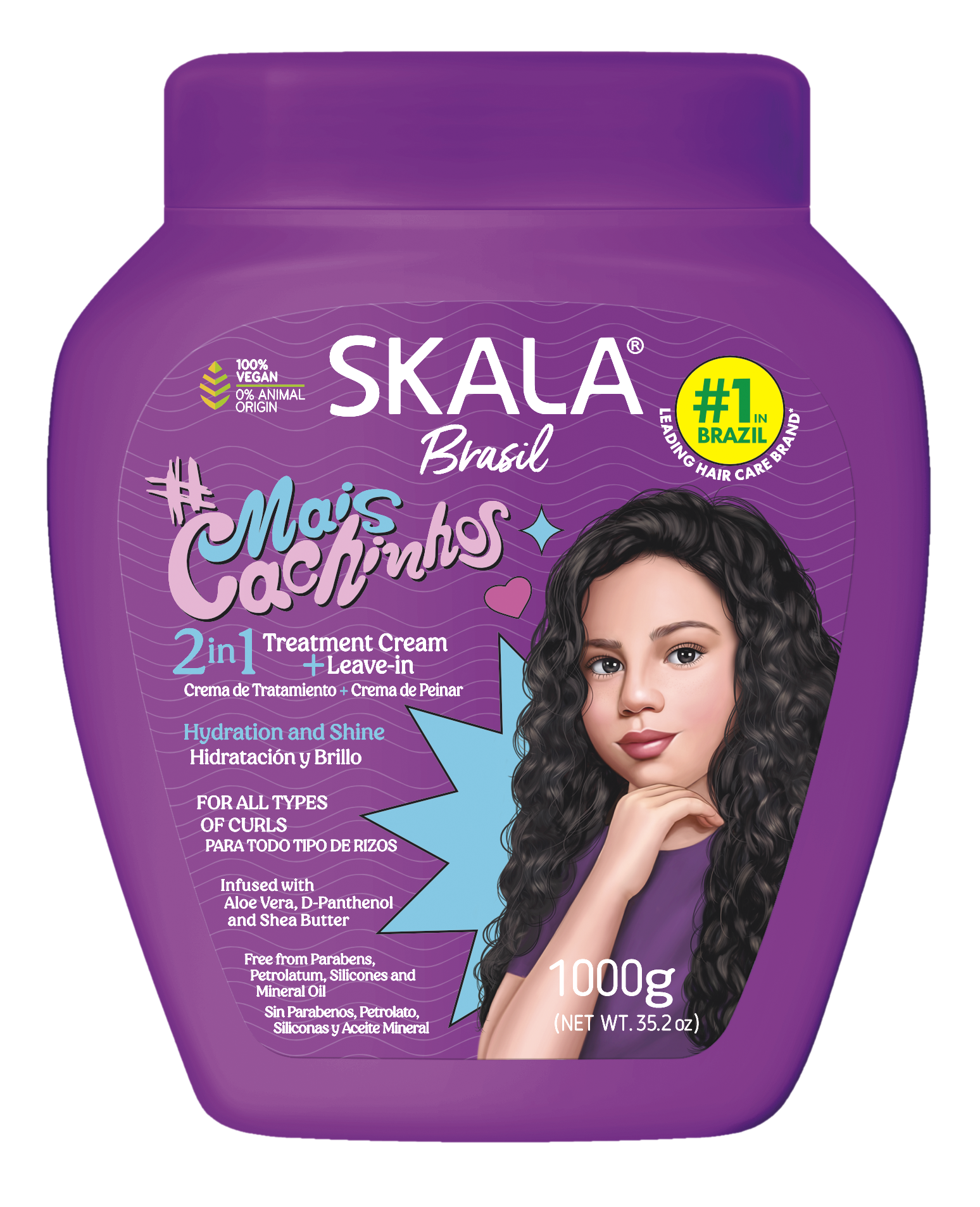 Skala Mais Cachinhos Hair Treatment Cream - 1000 g thumbnail 4