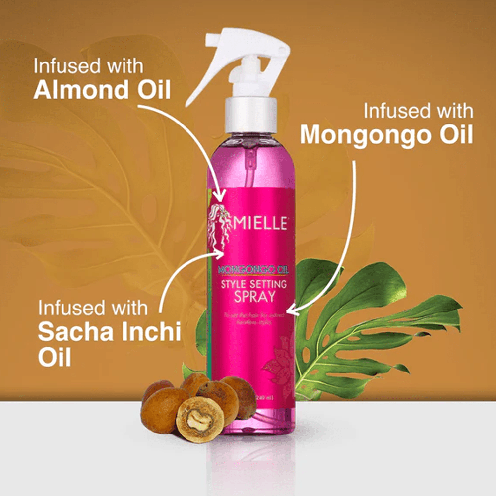 Mielle Organics Mongongo Oil Styling Setting Spray - 240 ml thumbnail 2