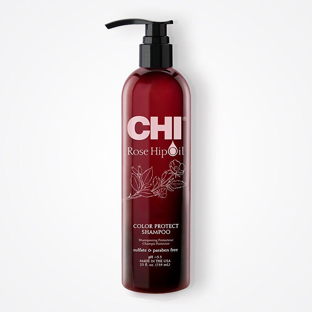 CHI Rose Hip Oil Color Protect Shampoo - 739 ml thumbnail 1