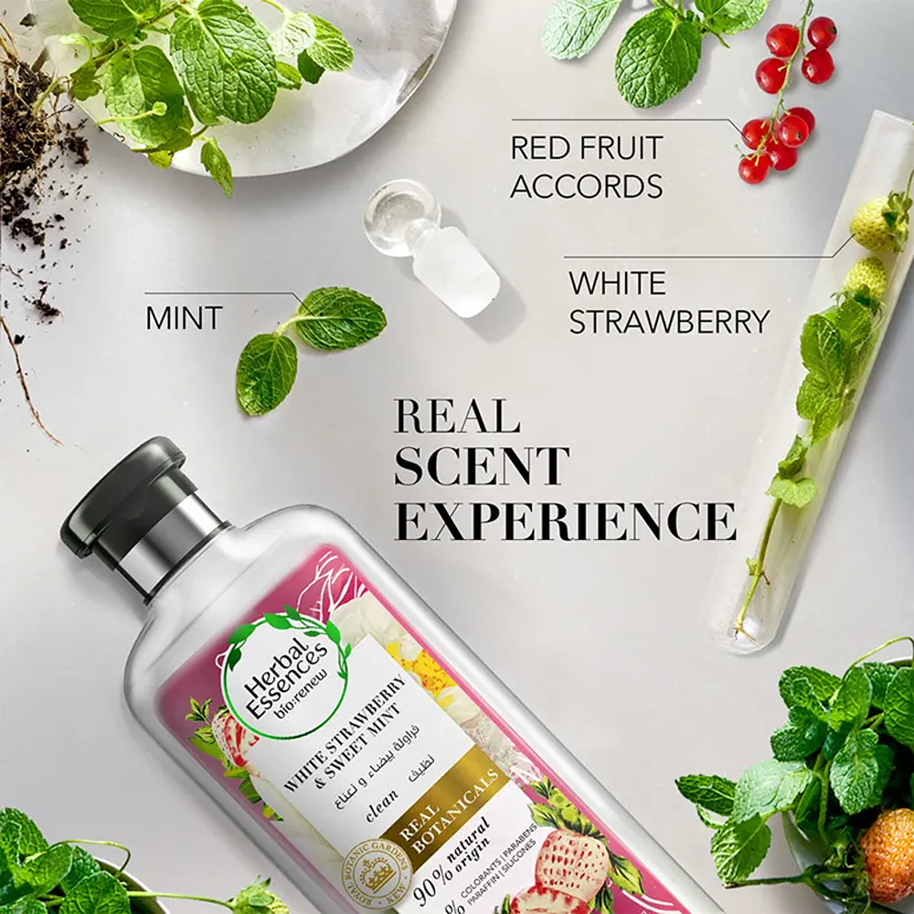 Herbal Essences White Strawberry & Sweet Mint Shampoo - 400 ml thumbnail 3