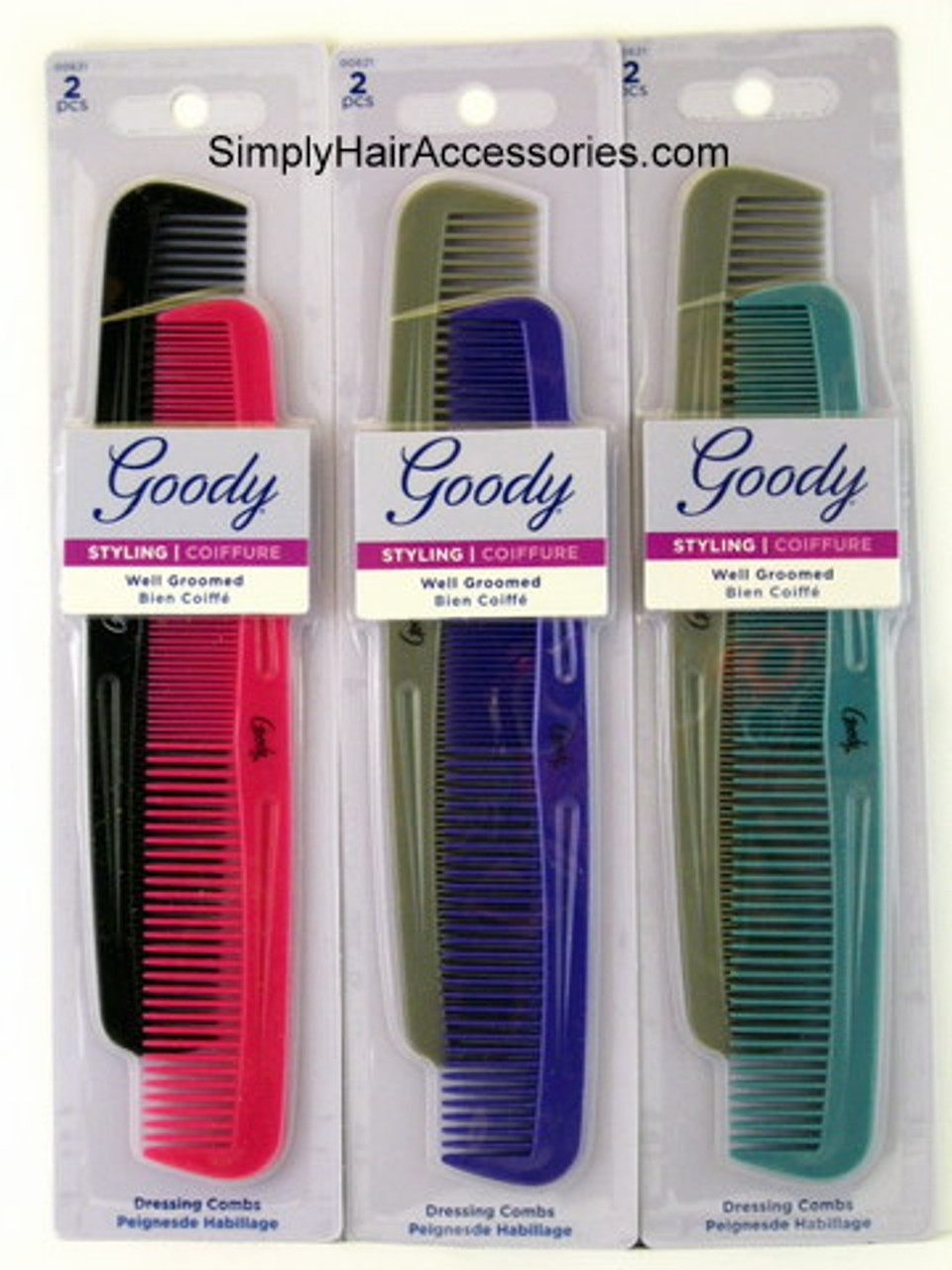Goody 7 Utility Hair Combs -2 Pcs thumbnail 5