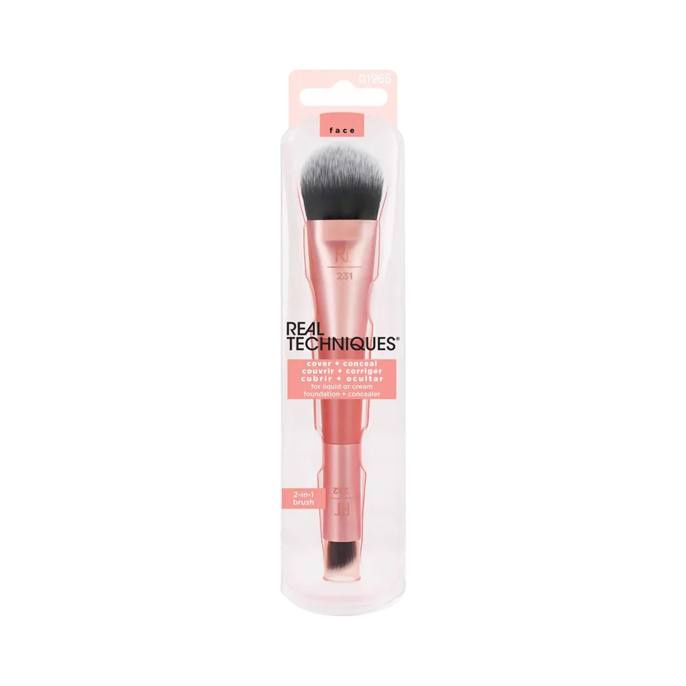 Real Techniques Cover And Conceal Dual Ended Makeup Brush thumbnail 2