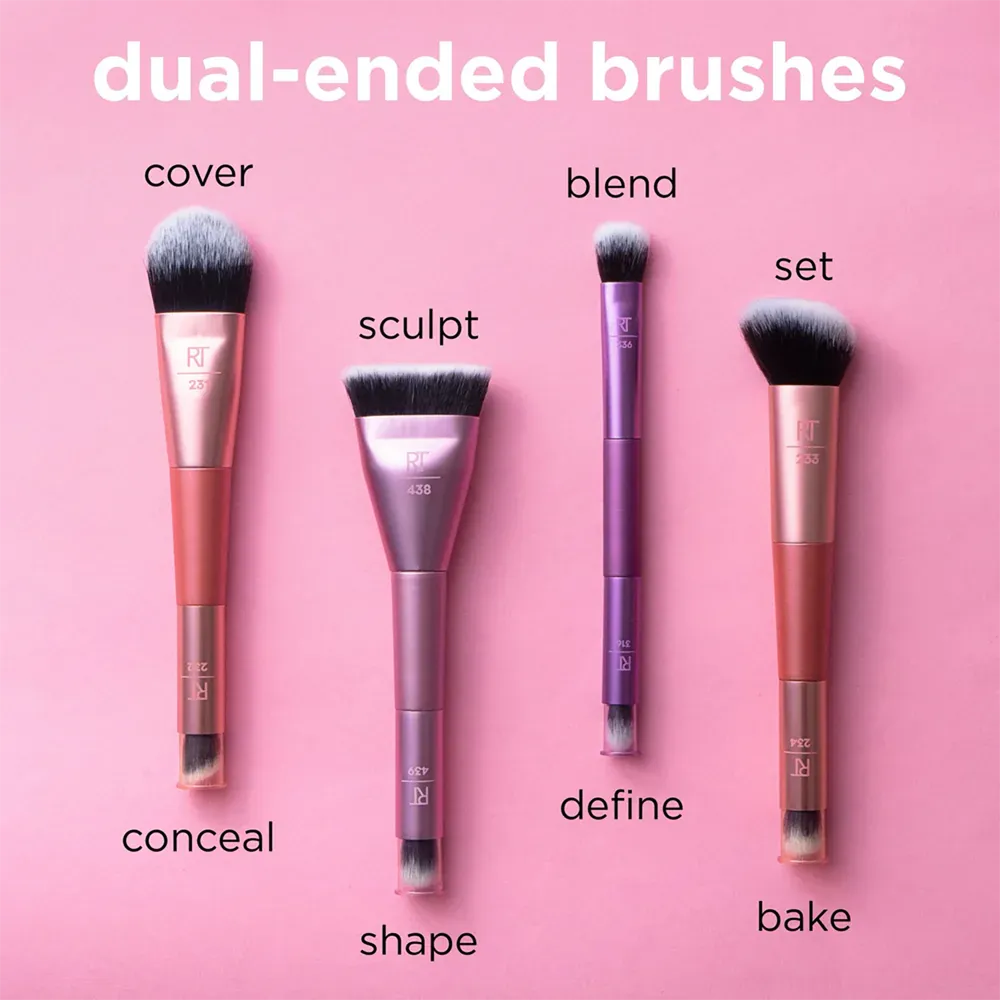 Real Techniques Cover And Conceal Dual Ended Makeup Brush thumbnail 5
