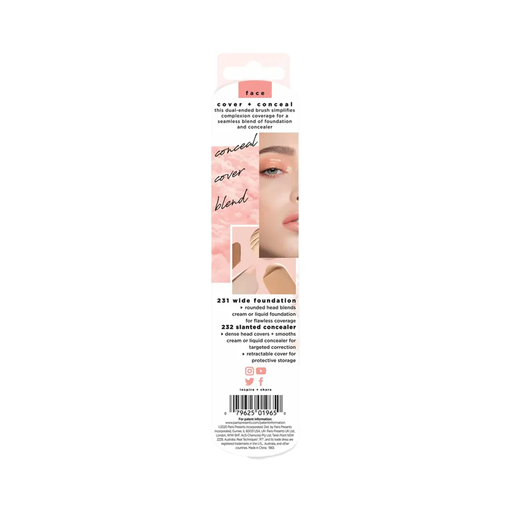 Real Techniques Cover And Conceal Dual Ended Makeup Brush thumbnail 6