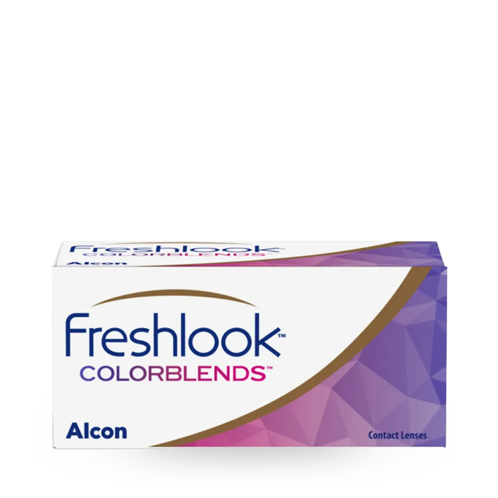 Freshlook ColorBlends Monthly Colored Contact Lens - Brilliant Blue (2 Lenses) thumbnail 2