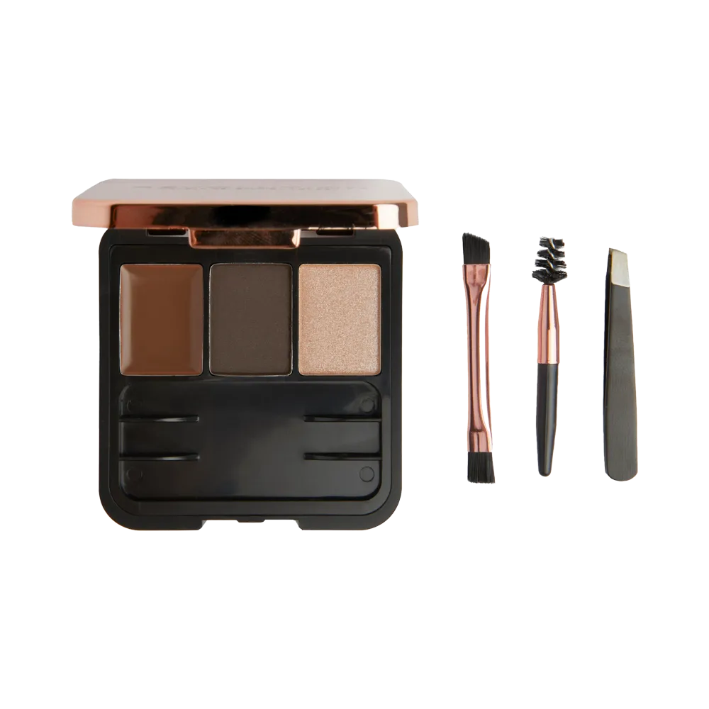Makeup Revolution Brow Sculpt Kit - Dark Brown thumbnail 2