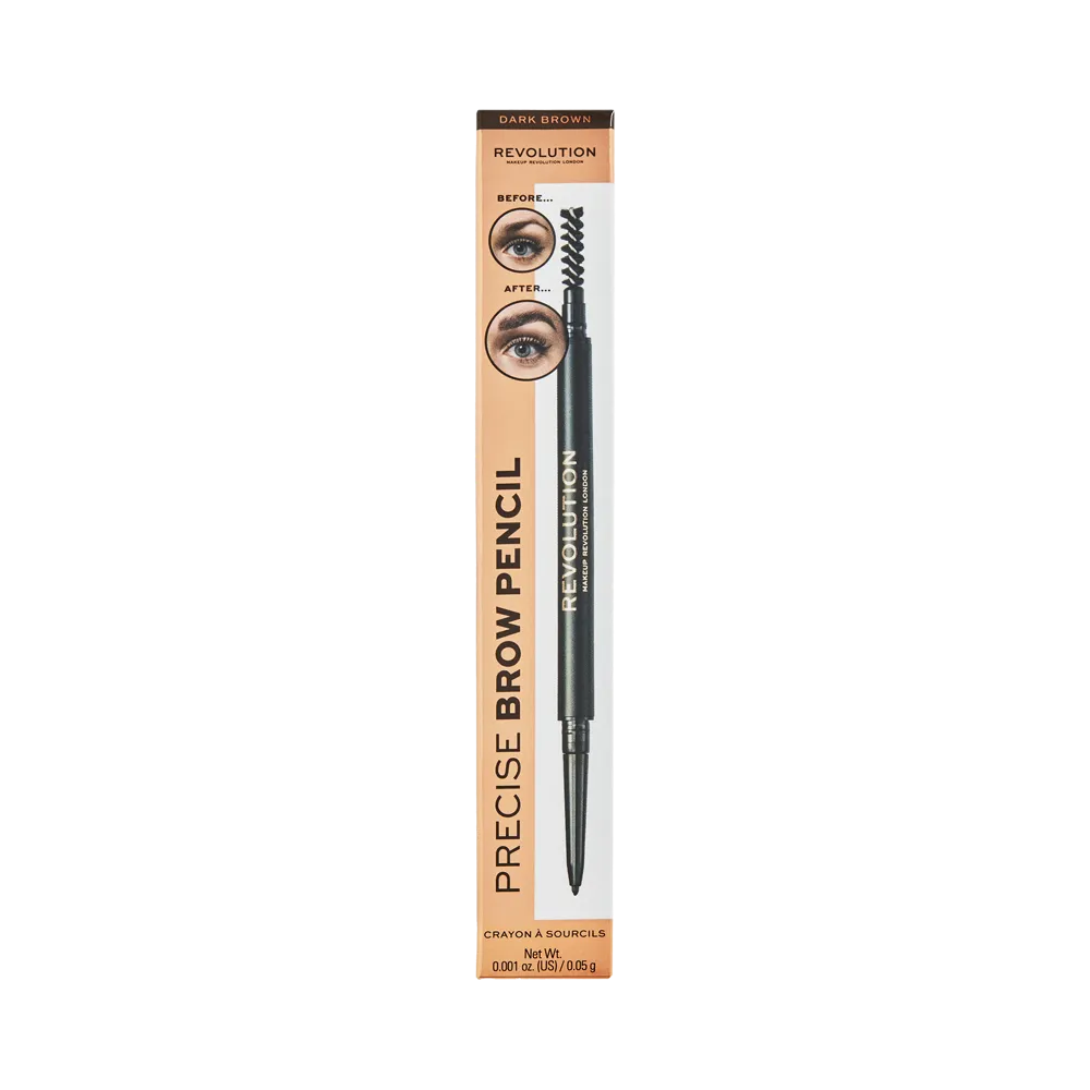 Makeup Revolution Precise Brow Pencil - Dark Brown (0.05 g) thumbnail 2