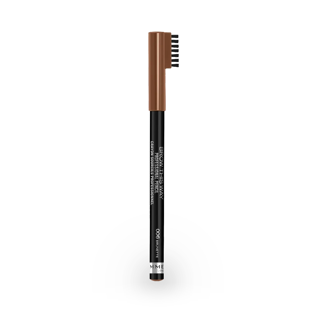 Rimmel London Brow This Way Professional Eyebrow Pencil - 006 Brunette thumbnail 1