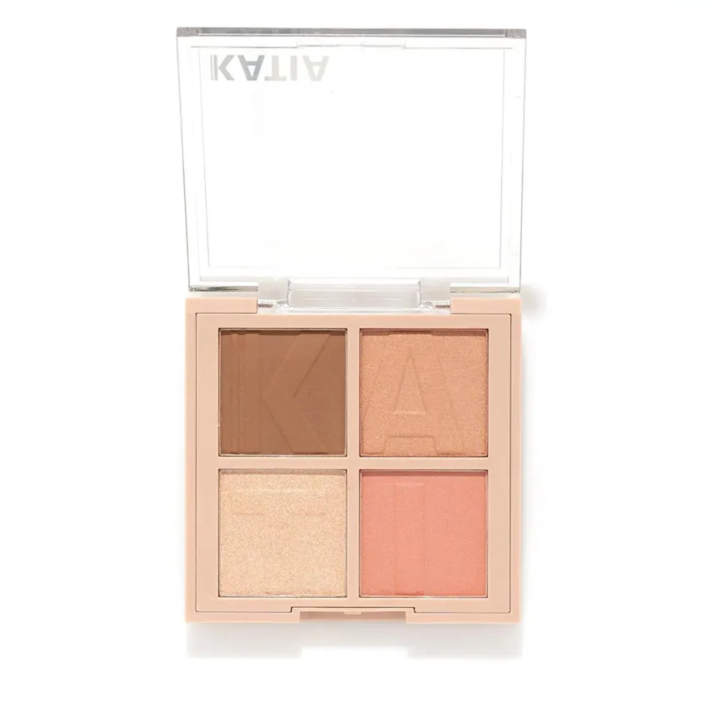 KATIA Bronzer, Blusher, Highlighter Palette - Sugar Cheeks thumbnail 2
