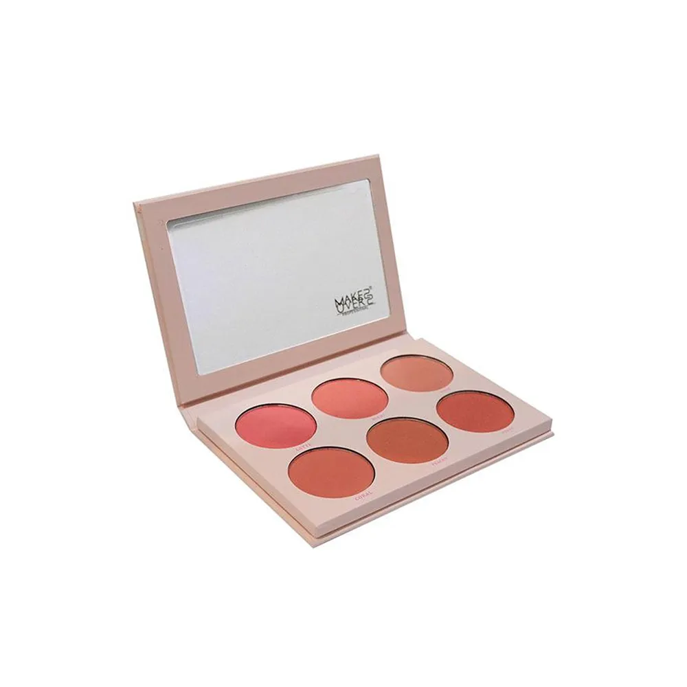 Make Over 22 Palette Blush Set 6 Colour - M3202 Nude Cheek thumbnail 2