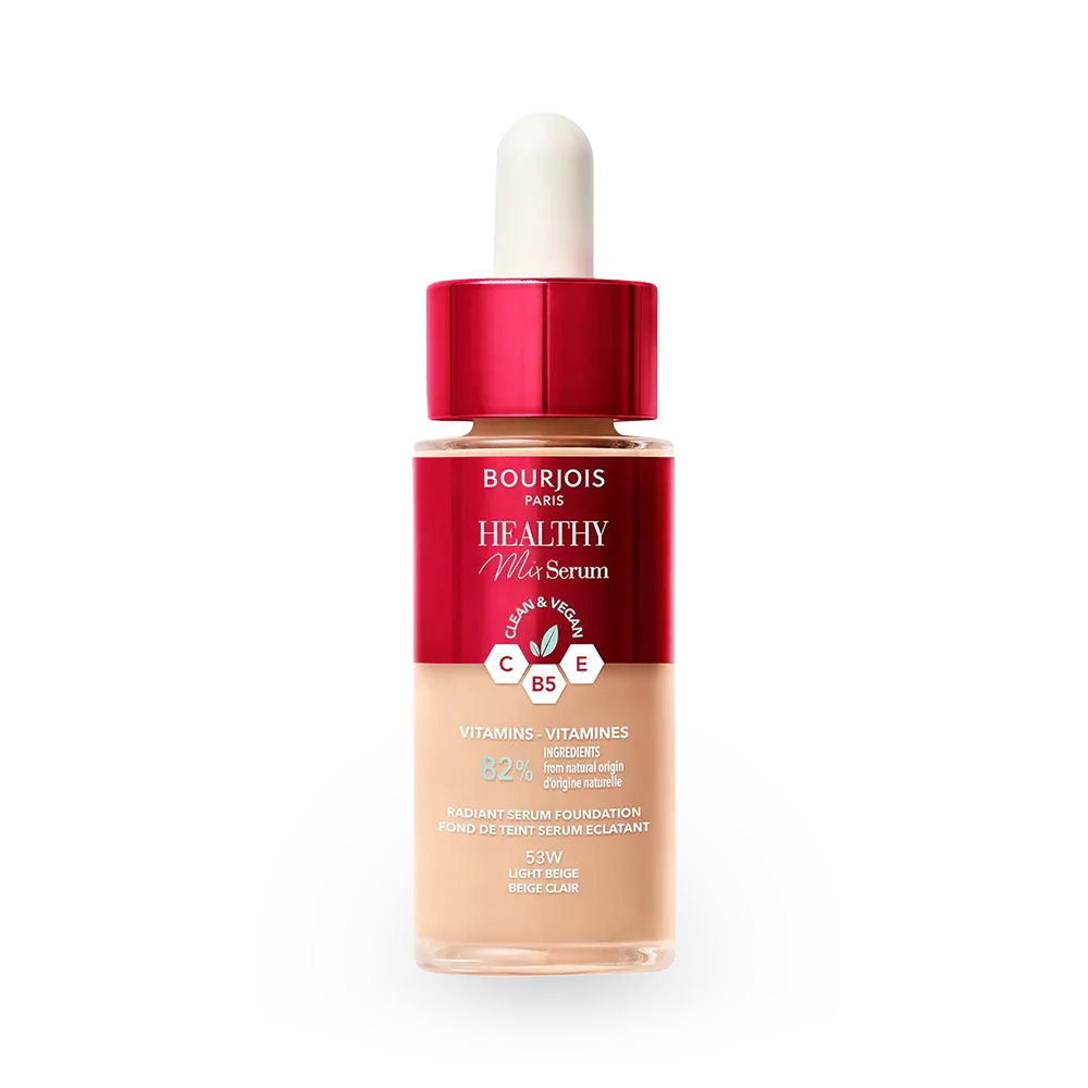 Bourjois Healthy Mix Clean Serum Foundation - 53W Light Beige (30 ml) thumbnail 1