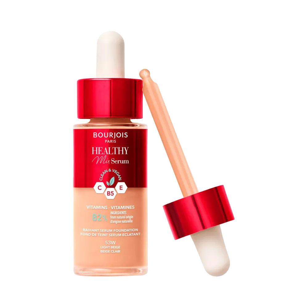 Bourjois Healthy Mix Clean Serum Foundation - 53W Light Beige (30 ml) thumbnail 2