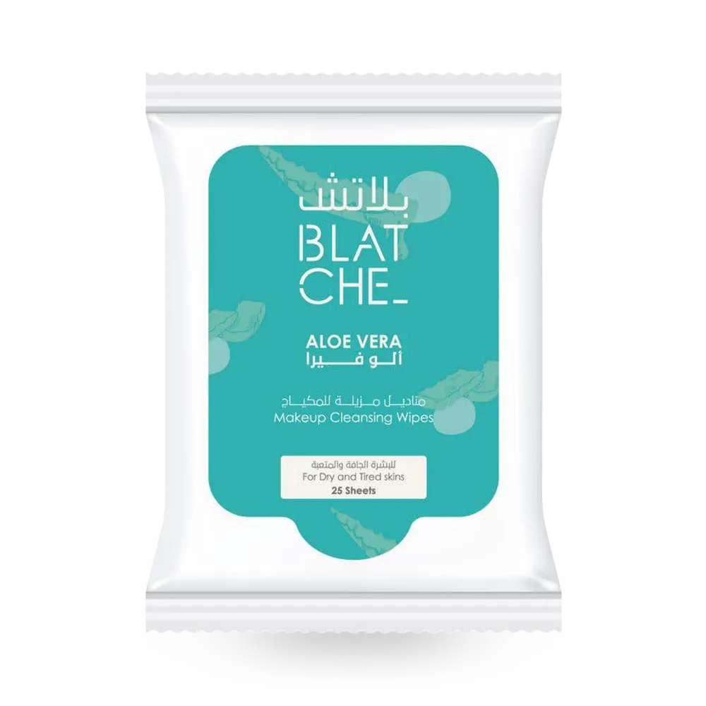 Blatche Makeup Remover Wipes Aloe Vera - 25 pcs thumbnail 1