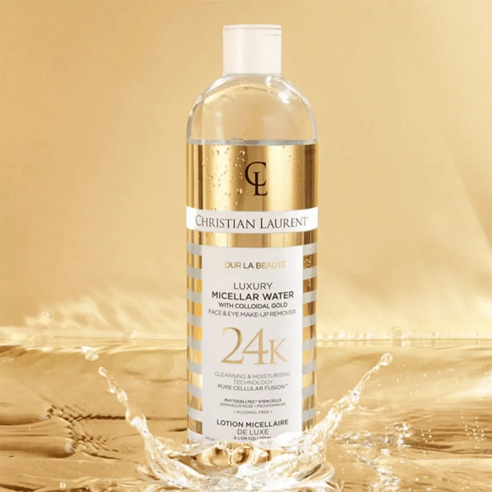 Christian Laurent Luxury Micellar Water with Colloidal Gold - 500 ml thumbnail 2