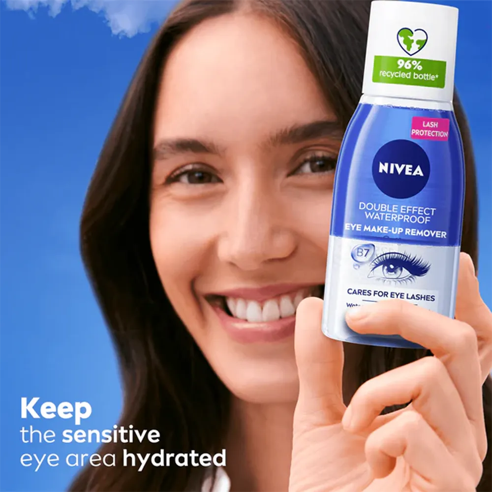 Nivea Double Effect Eye Make-up Remover - 125 ml thumbnail 6