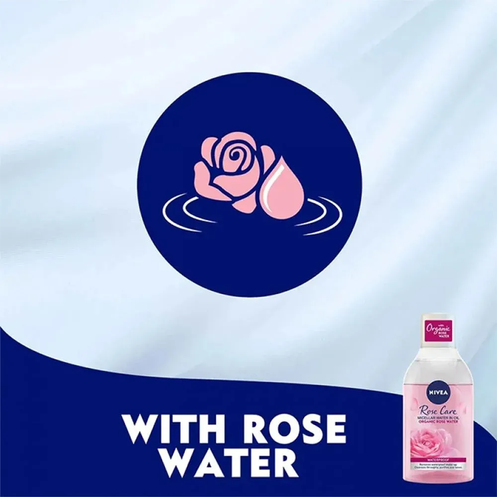 Nivea Rose Care Micellar Water Dry to Sensitive Skin - 400 ml thumbnail 2