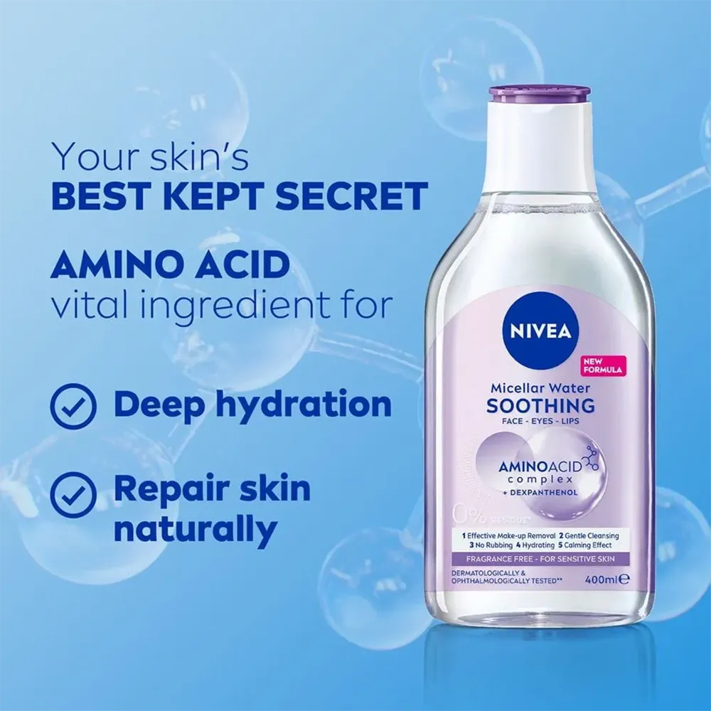 Nivea Soothing Micellar Water - 400 ml thumbnail 3