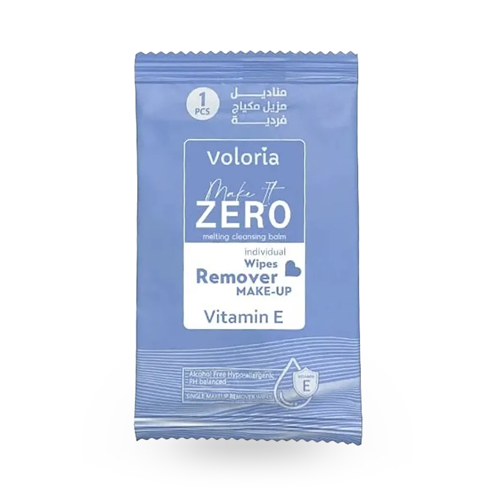 Voloria Make It Zero Make-Up Remover Wipes - 15 pcs thumbnail 1