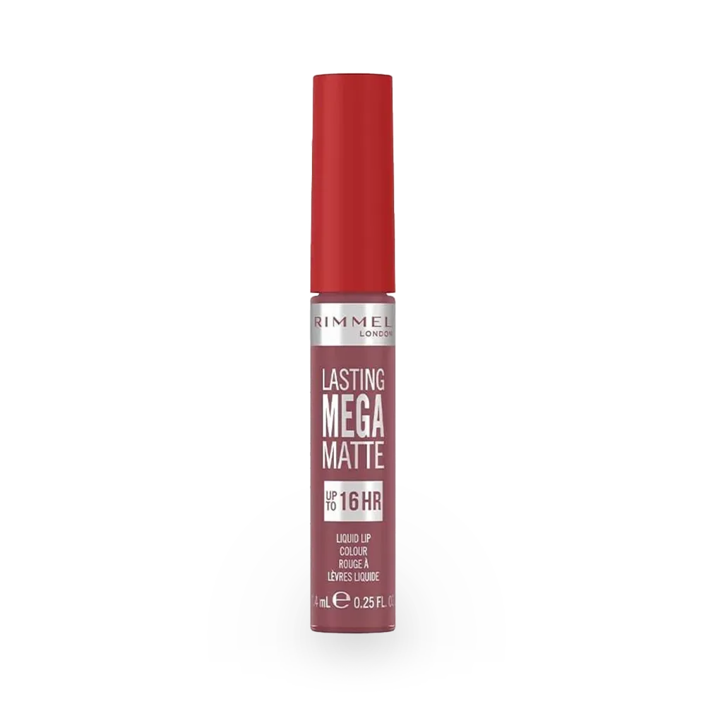 Rimmel London Lasting Mega Matte Liquid Lipstick - 900 Ravishing Rose (7.4 ml) thumbnail 1
