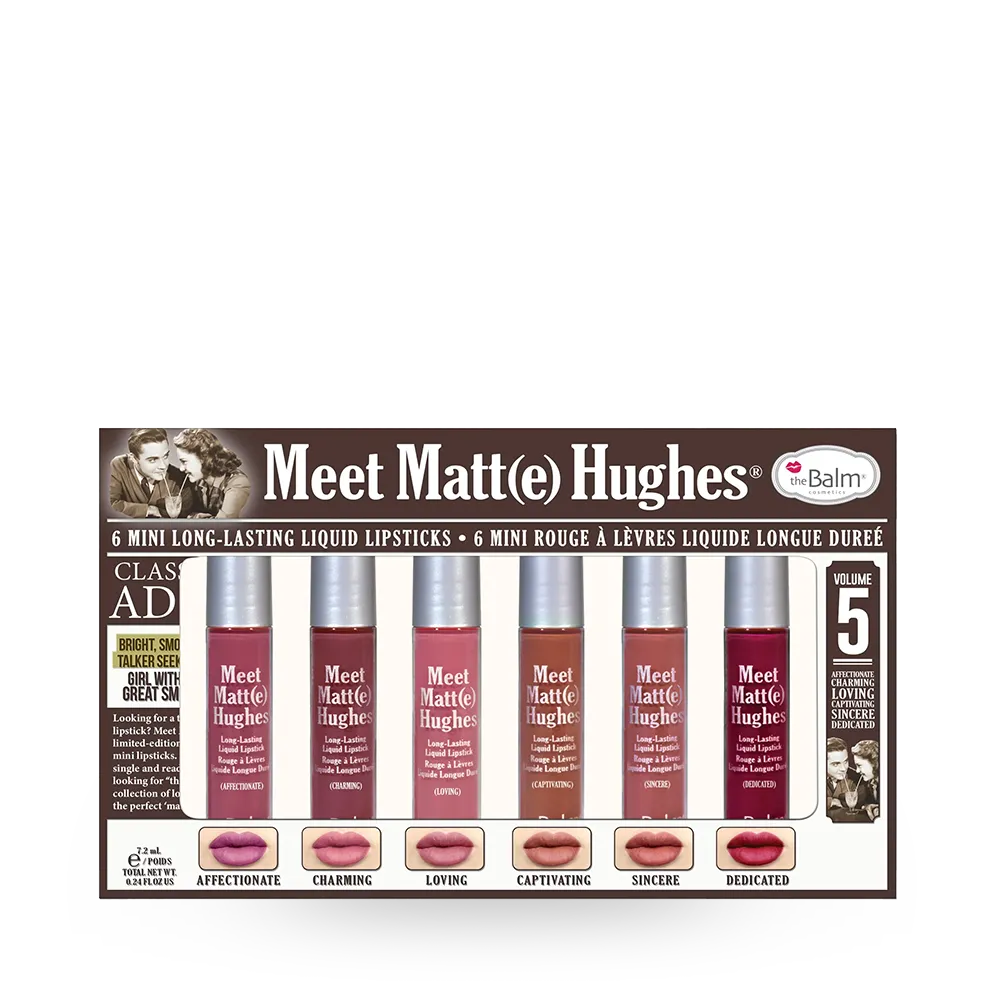 The Balm Meet Matt(e) Hughes Mini Lipstick Set - Vol. 5 (6 pcs) thumbnail 1