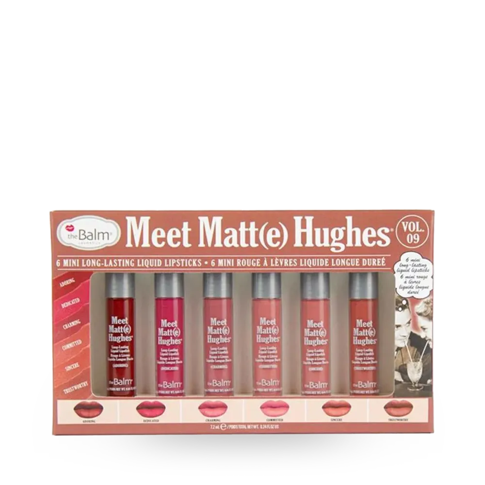 The Balm Meet Matt(e) Hughes Mini Lipstick Set - Vol. 4 (6 pcs) thumbnail 1