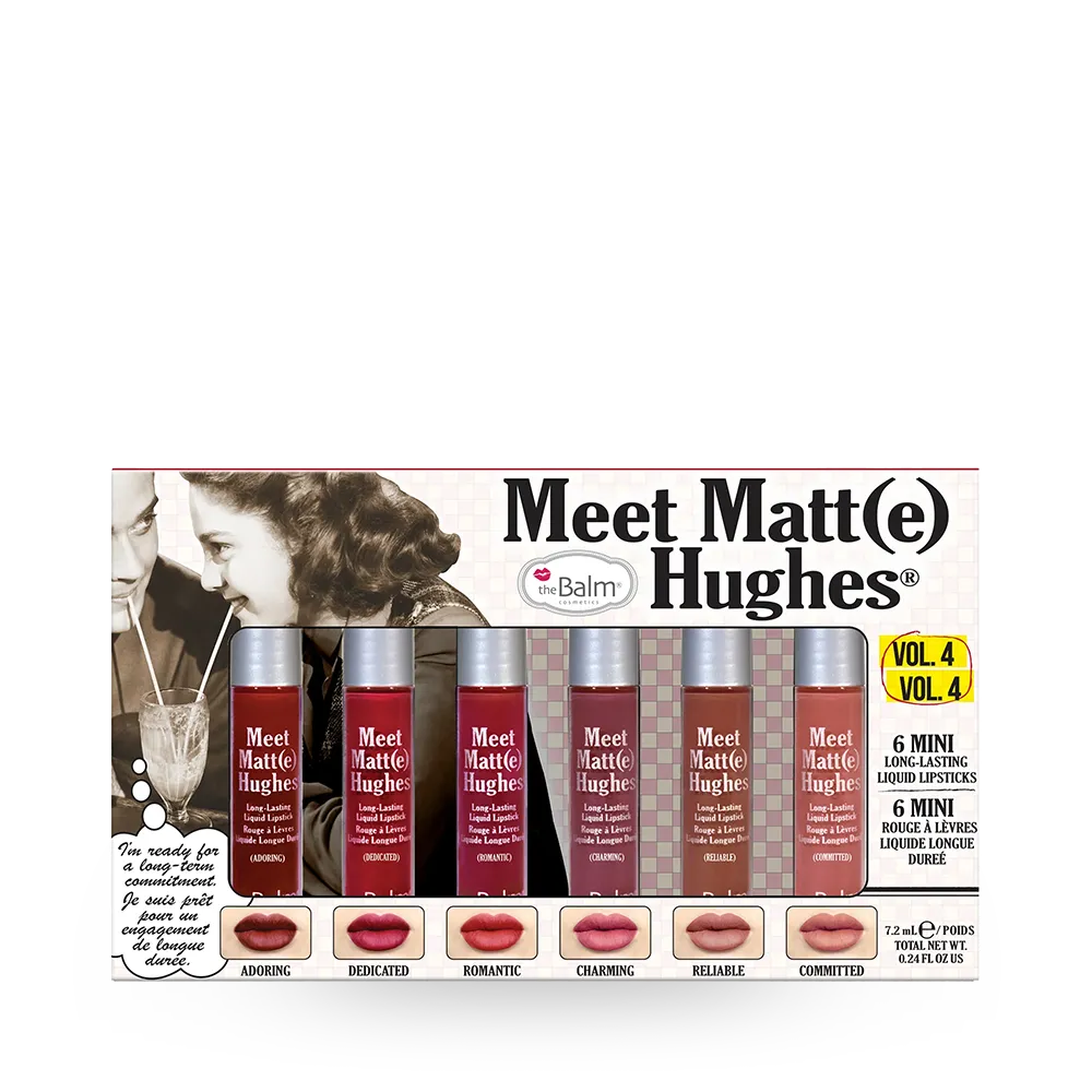 The Balm Meet Matt(e) Hughes Mini Lipstick Set - Vol. 4 (6 pcs) thumbnail 1