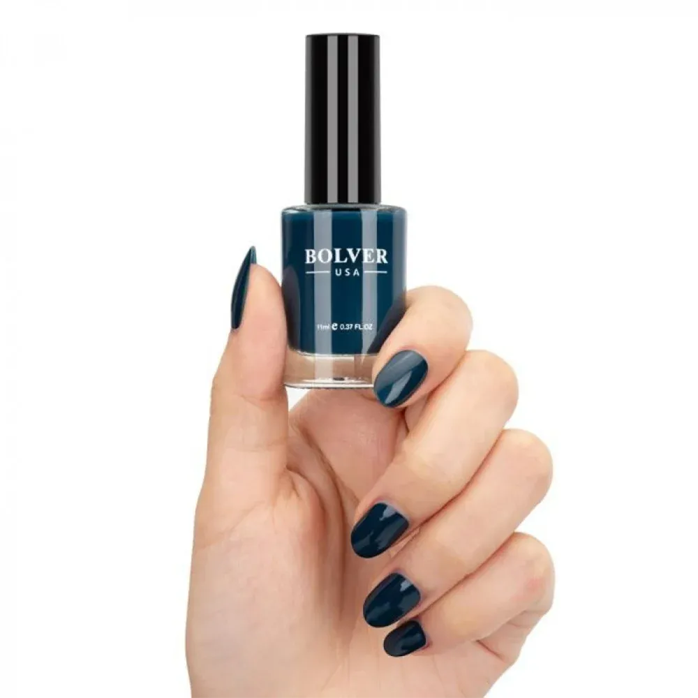 Bolver USA Nail Polish - 715 Dark Blue thumbnail 2
