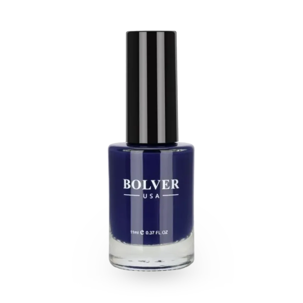 Bolver USA Nail Polish - 698 Dark Blue  thumbnail 1