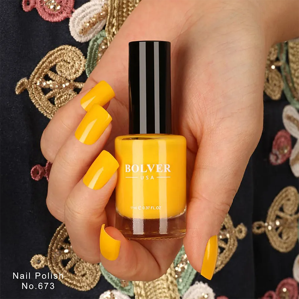 Bolver USA Nail Polish - 673 Yellow thumbnail 3