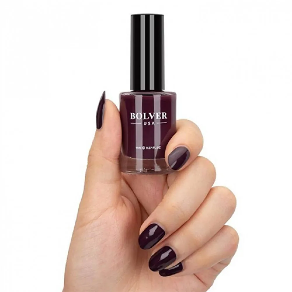 Bolver USA Nail Polish - 714 Burgundy thumbnail 2