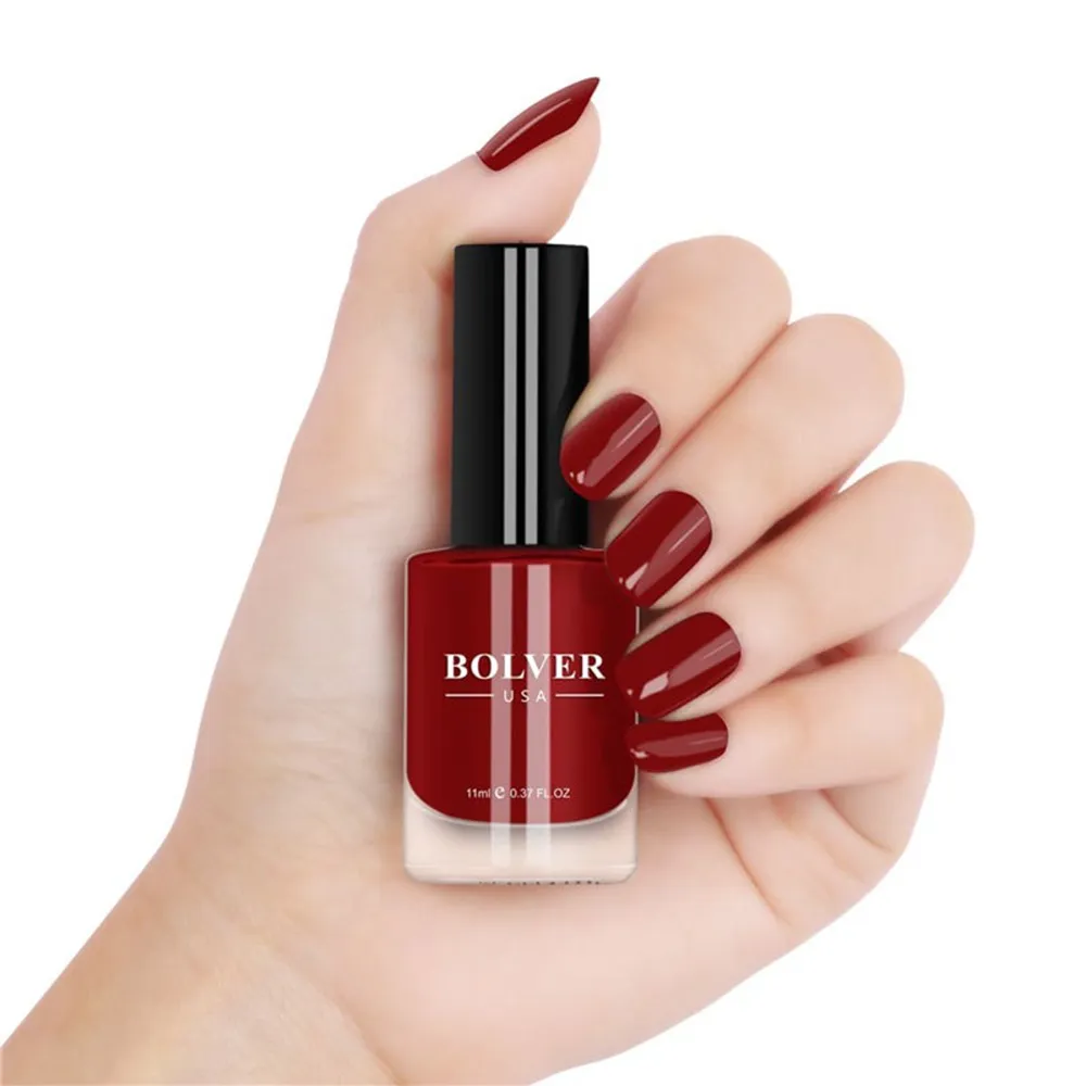Bolver USA Nail Polish - 602 Red Cherry (11 ml) thumbnail 2
