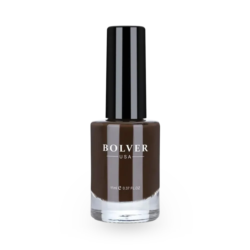 Bolver USA Nail Polish - 777 Dark Brown thumbnail 1