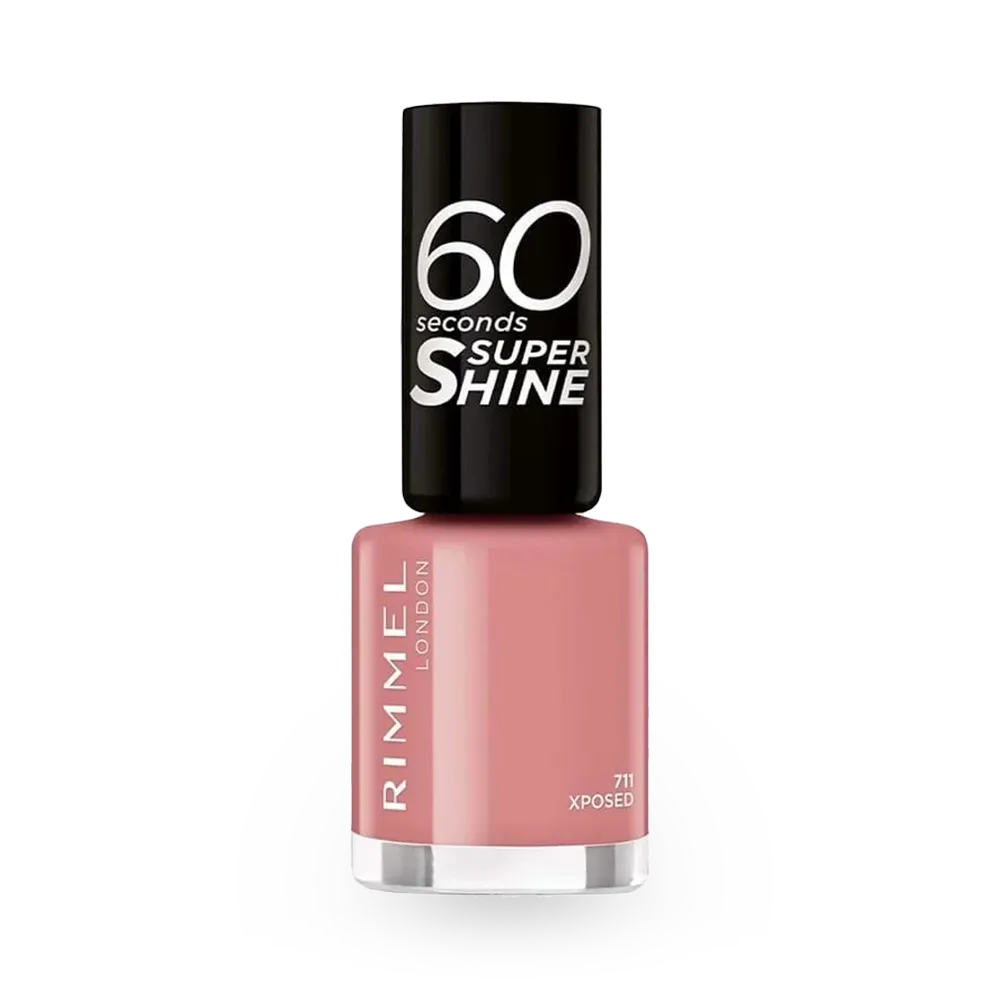Rimmel London 60 Seconds Super Shine Nail Polish - 711 Xposed (8 ml) thumbnail 1