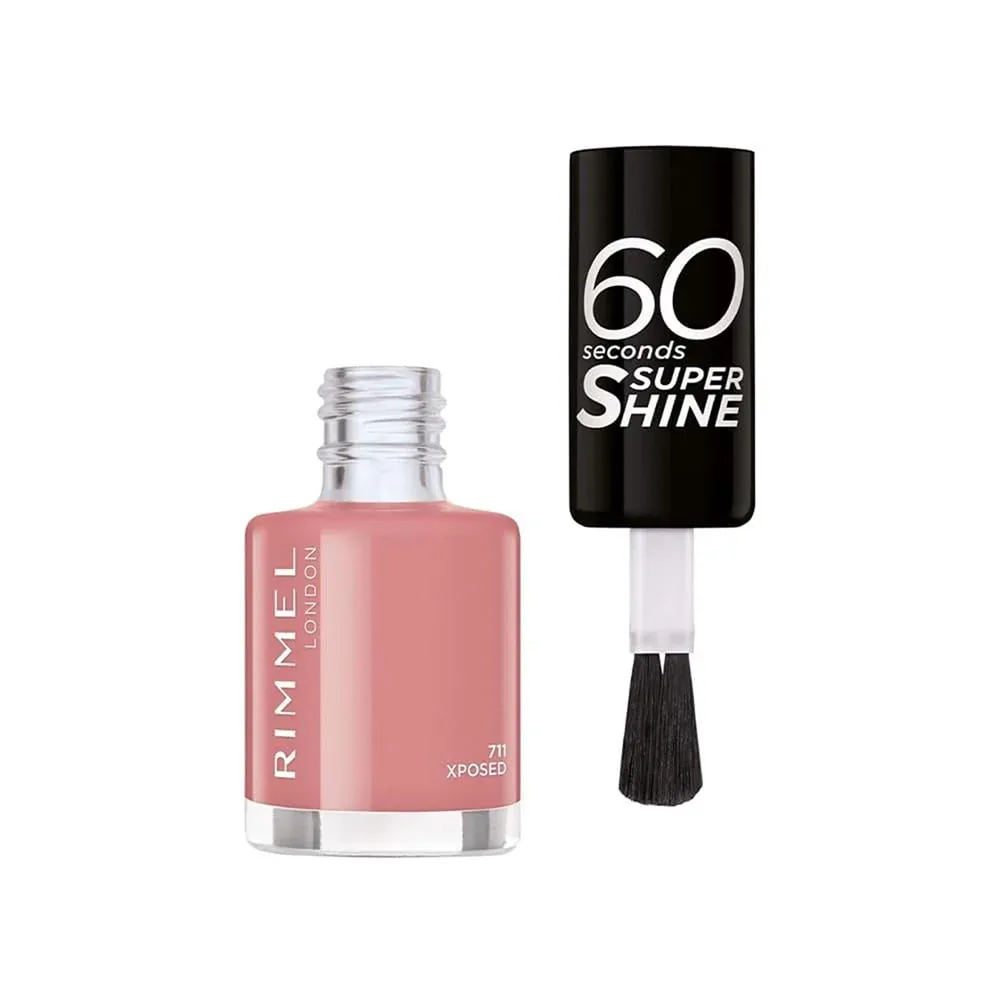Rimmel London 60 Seconds Super Shine Nail Polish - 711 Xposed (8 ml) thumbnail 2